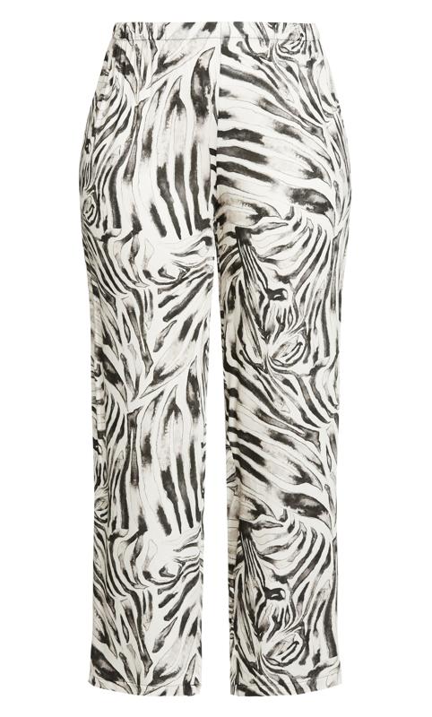 Zebra Print Black Pants 5
