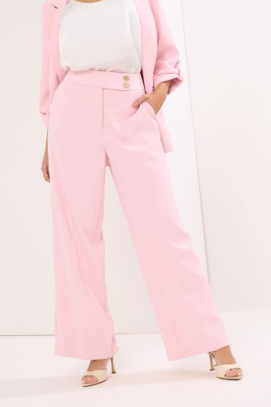 STAR Pink  Wide Leg Trousers | StarByJM 1
