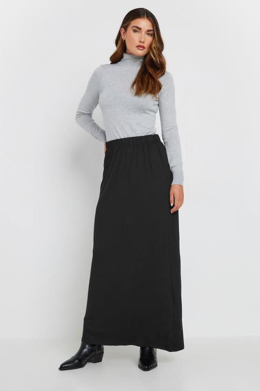 Tall  LTS Tall Black Tube Maxi Skirt