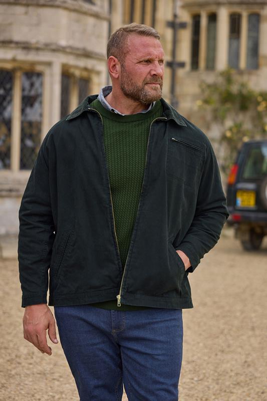 BadRhino Big & Tall Black Canvas Worker Jacket