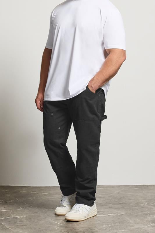 BadRhino Big & Tall Black Carpenter Jeans