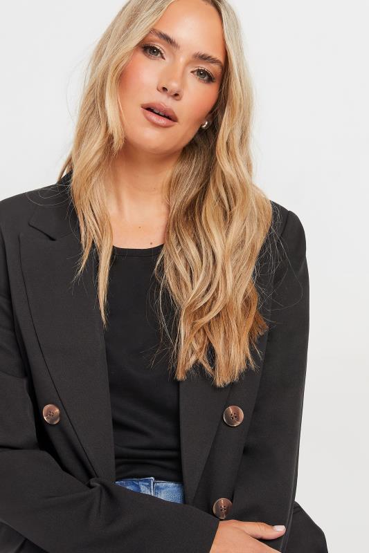 LTS Tall Women's Black Double Breasted Blazer | Long Tall Sally 4