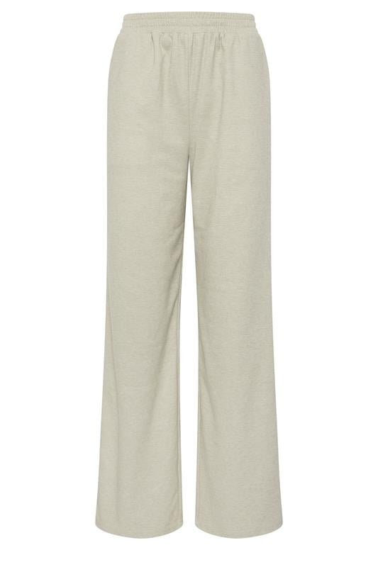 LTS PREMIUM Tall Women's Natural Brown Wide Leg Trousers | Long Tall Sally 1