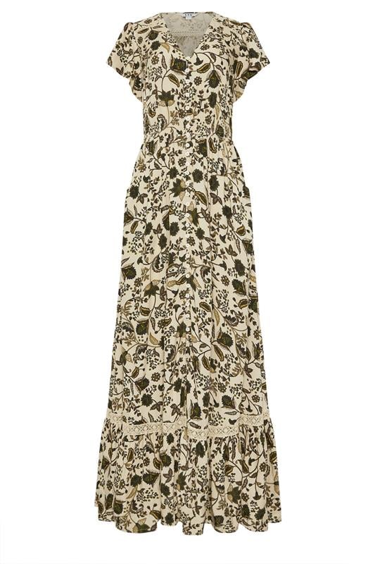 LTS Tall Women's Green Floral Button Maxi Dress | Long Tall Sally 6
