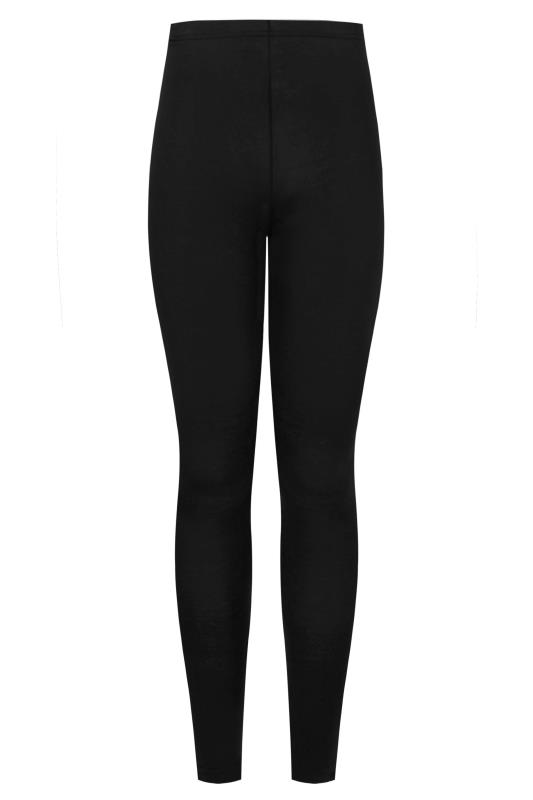 LTS MADE FOR GOOD Black Cotton Leggings | Long Tall Sally 4