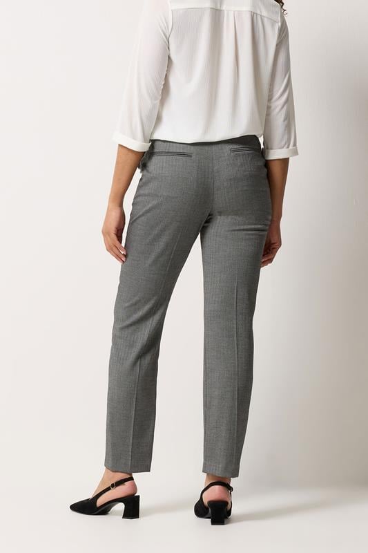 M&Co Grey Tailored Straight Leg Trousers | M&Co 2