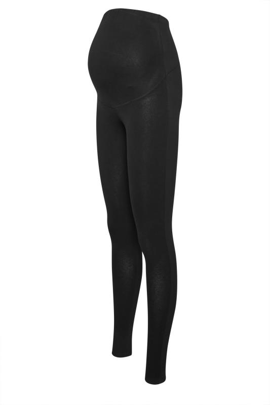 LTS Tall Black Maternity Basic Leggings | Long Tall Sally 5