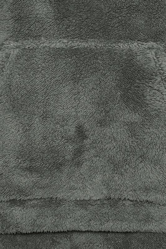 BadRhino Big & Tall Charcoal Grey Super Soft Borg Lounge Set | BadRhino 5