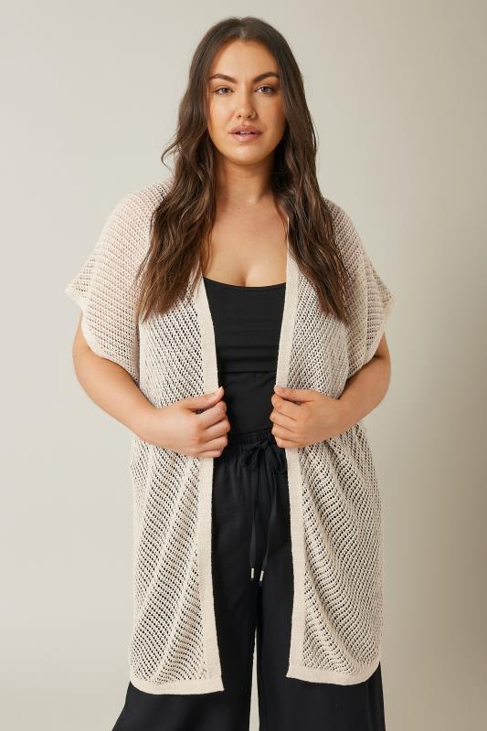 Short sleeve longline cardigan sale