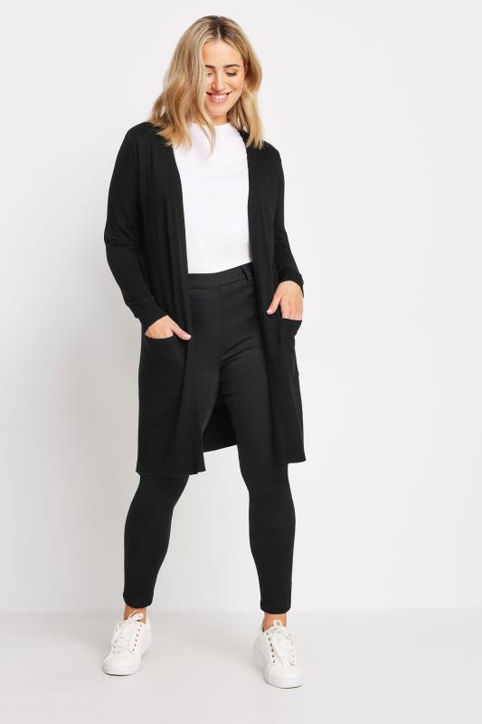 M&Co Black Longline Long Sleeve Cardigan | M&Co 1