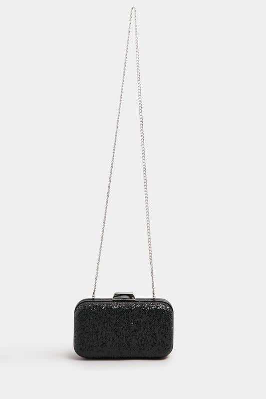  Yours Black Sequin Clutch Bag