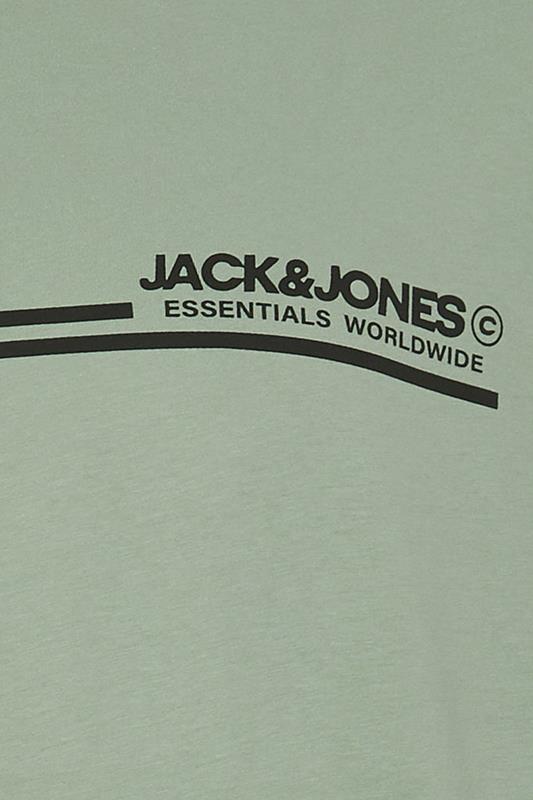 JACK & JONES Big & Tall Green T-Shirt & Shorts Set  6