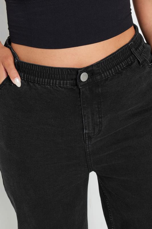 YOURS Plus Size Black Wide Leg Slouchy Jeans | Yours Clothing 6