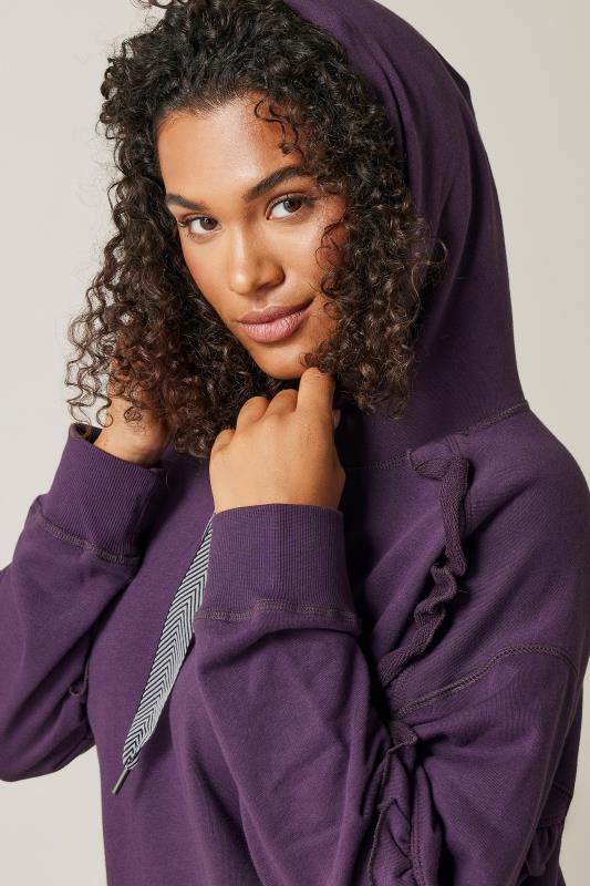 Evans Purple Frill Hoodie 4