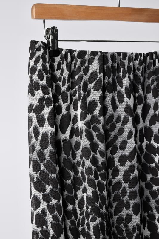 EVANS Plus Size Grey Animal Print Mesh Skirt | Evans  5