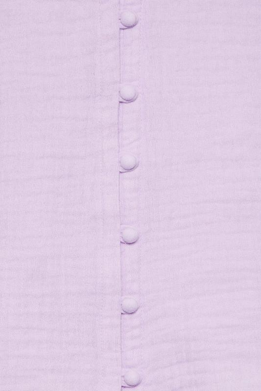 YOURS Plus Size Lilac Purple Button Cami Top | Yours Clothing 5