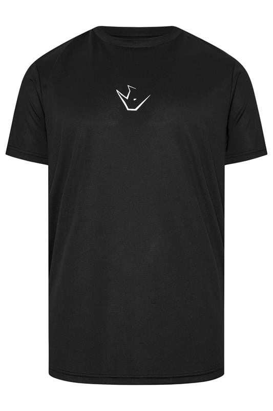 IronRhino Big & Tall Black Performance T-Shirt | BadRhino 6