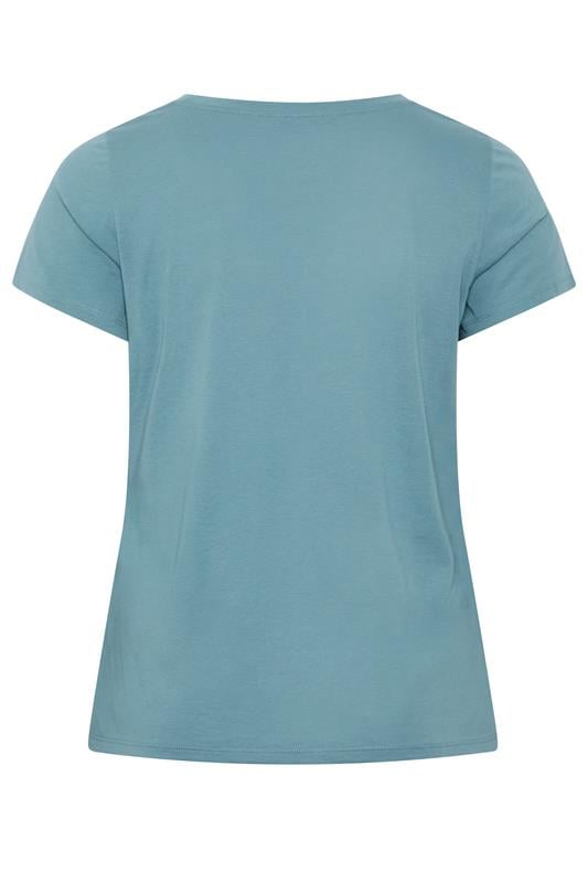 YOURSET 2 PACK Plus Size Blue & Grey Core T-Shirts | Yours Clothing 9