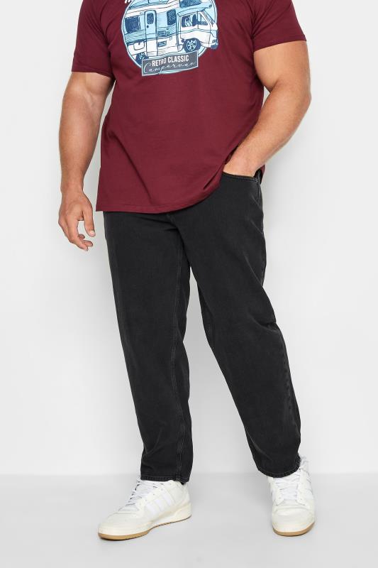 JACK & JONES Big & Tall Black Jeans