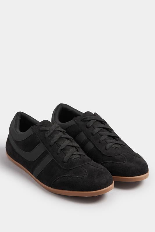  LTS Black Padded Retro Trainers In Standard Fit