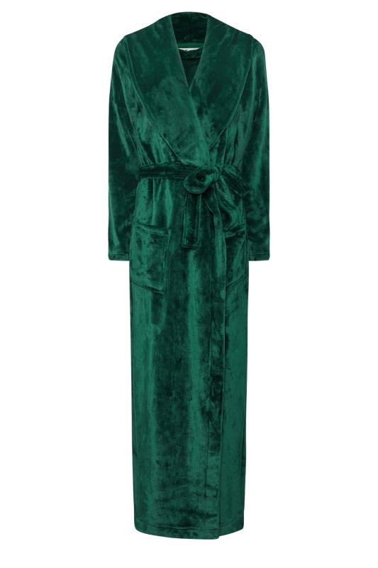 LTS Tall Emerald Green Super Luxe Maxi Dressing Gown | Long Tall Sally 5