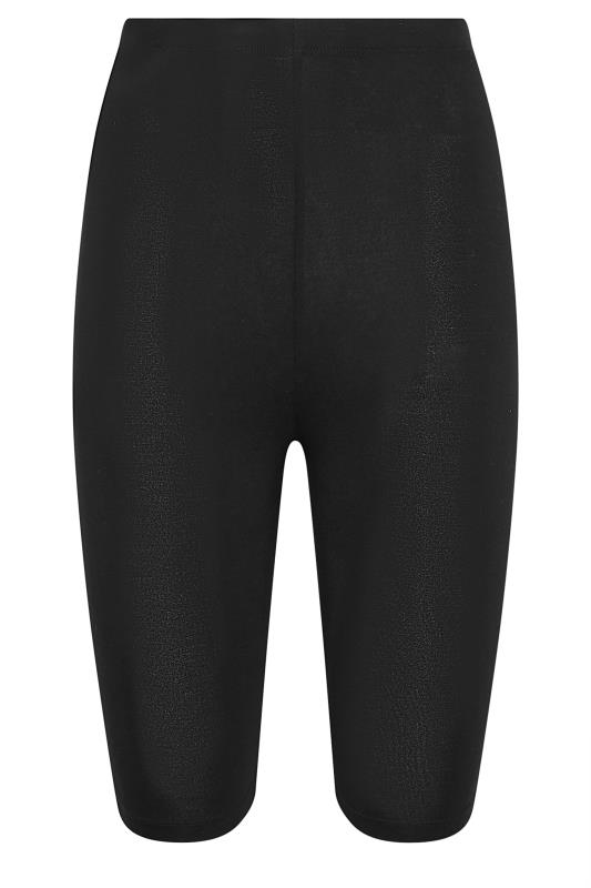 LTS Tall Women's Black Stretch Cycling Shorts | Long Tall Sally 6