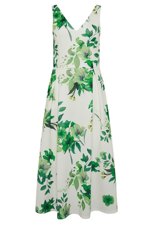 STAR White Floral Scuba Dress | StarByJM 5