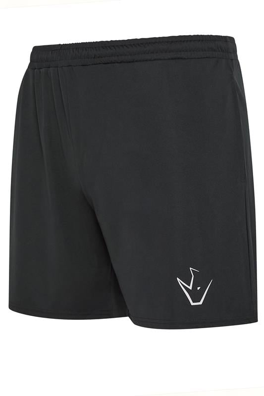 IronRhino Big & Tall Black Lightweight Performance Shorts | BadRhino 7