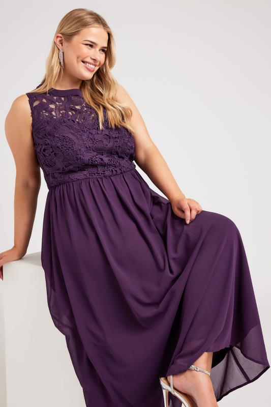 Plus size purple dresses for women best sale