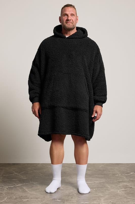 BadRhino Big & Tall Black Blanket Hoodie | BadRhino 1