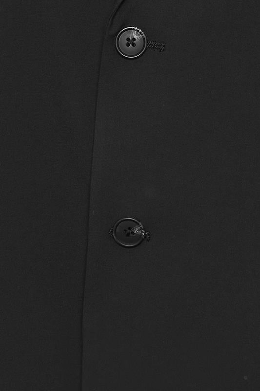D555 Big & Tall Black Suit Jacket | BadRhino 6