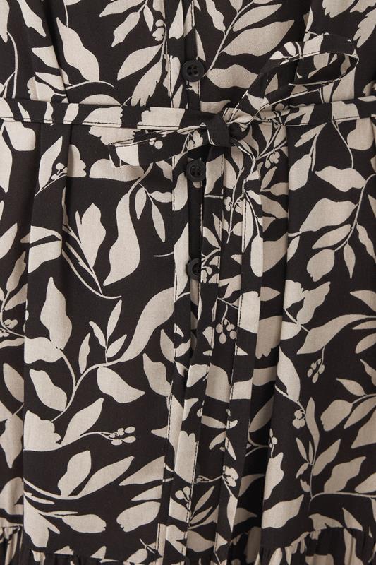 LTS Tall Brown Floral Print Tea Dress | Long Tall Sally 5