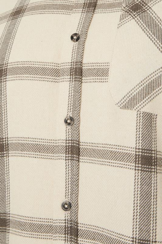 BadRhino Big & Tall Brown Checked Long Sleeve Shirt | BadRhino 8