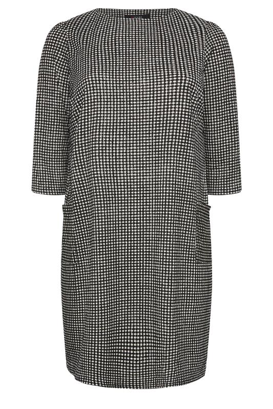 Plus Size Black Gingham Pocket Tunic Dress | Yours Clothing 7