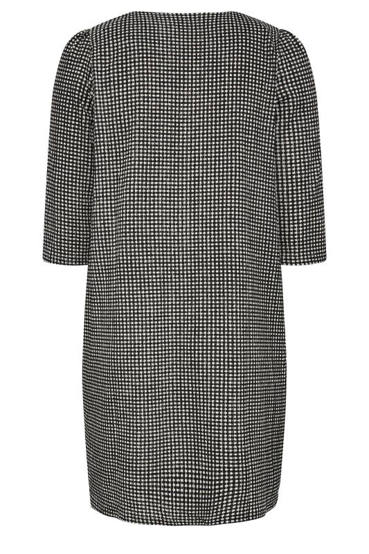 Plus Size Black Gingham Pocket Tunic Dress | Yours Clothing 8