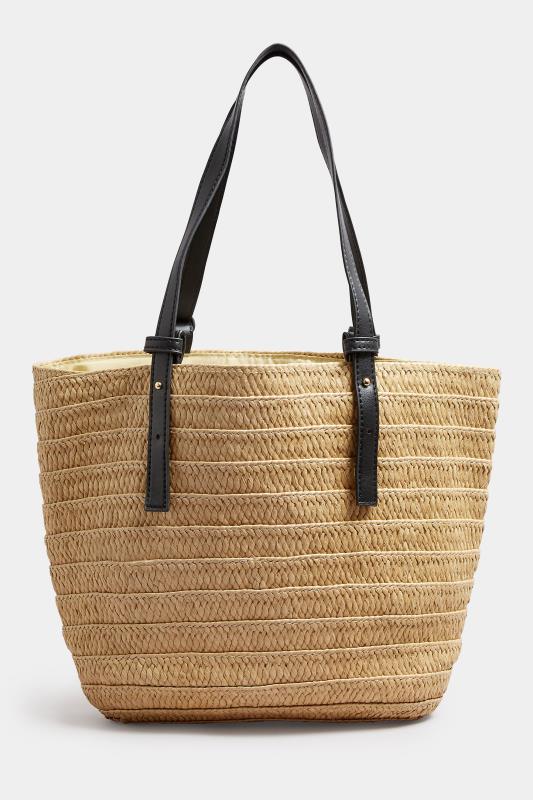 Brown Straw Beach Bag | Yours Clothing 4