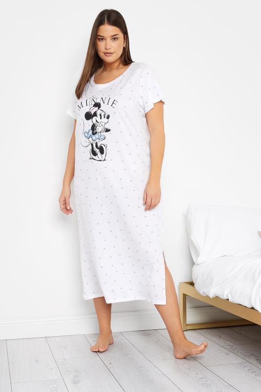Tall  LTS Tall White DISNEY Minnie Mouse Nightdress