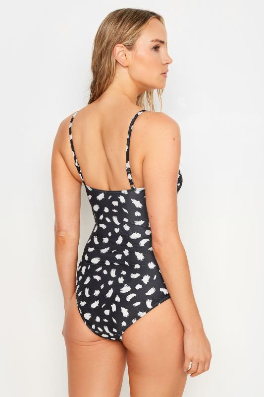 LTS Tall Women's Black Dalmatian Print Swimsuit | Long Tall Sally 4