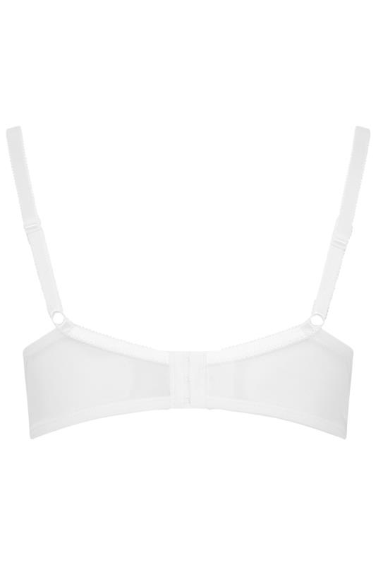 YOURS Plus Size White Lace Padded Plunge Bra | Yours Clothing  5