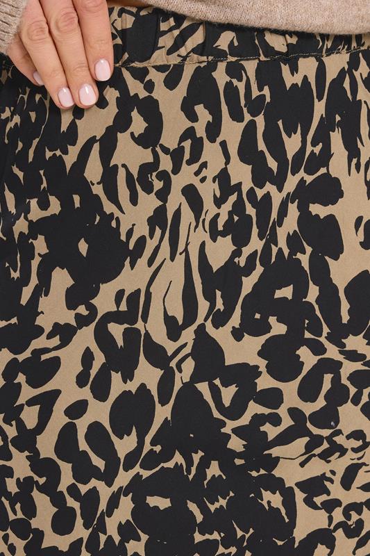 LTS Tall Women's Black Abstract Print Cotton Maxi Skirt | Long Tall Sally 4