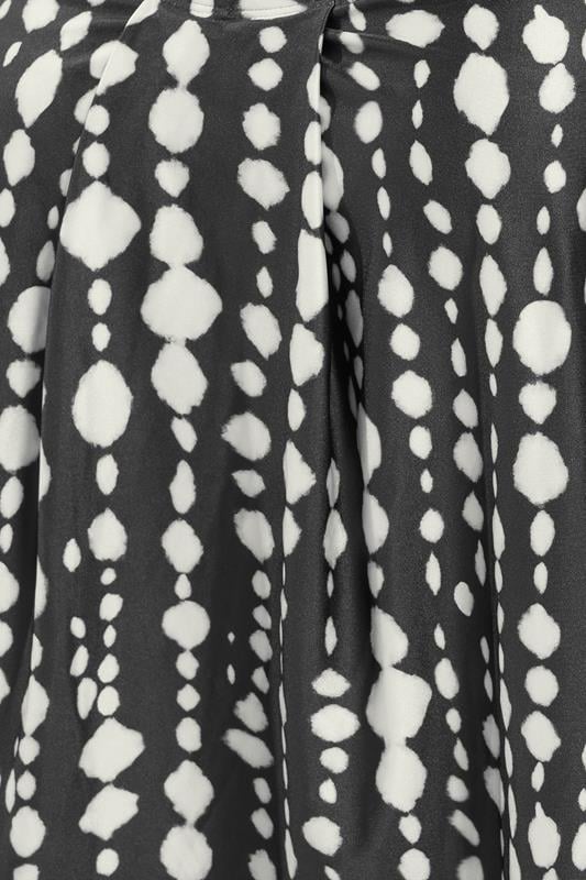 YOURS Plus Size Black Spot Print Tankini Top | Yours Clothing 9
