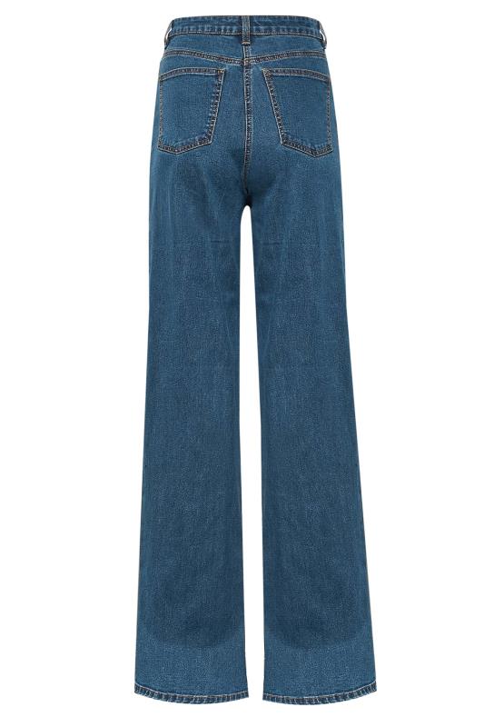 LTS Tall Indigo Blue BEA Wide Leg Jeans | Long Tall Sally 7