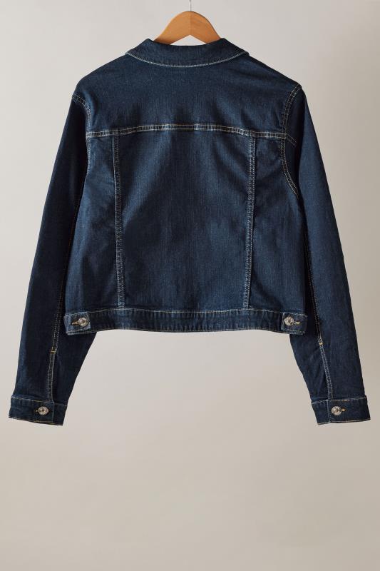 EVANS Plus Size Indigo Blue Denim Jacket | Evans  6