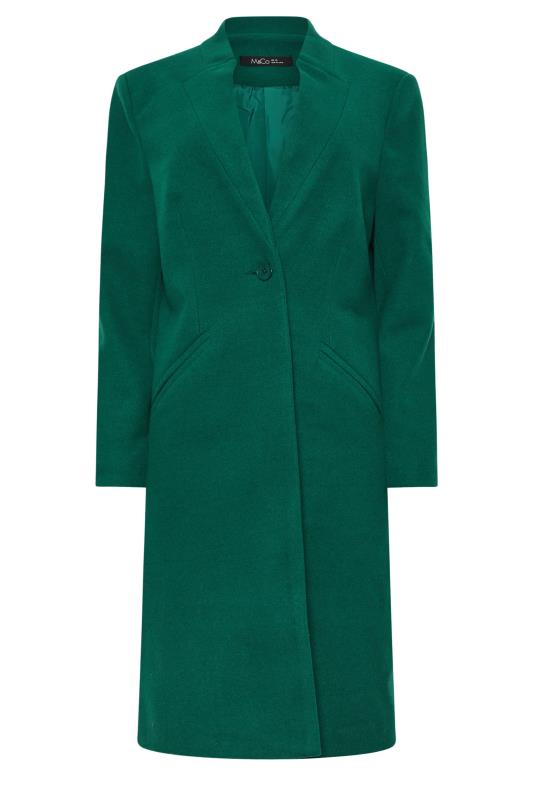 M&Co Emerald Green Midi Formal Coat | M&Co 6