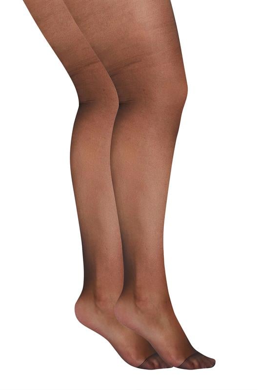  YOURSET 2 PACK Black Luxury 15 Denier Sheer Tights