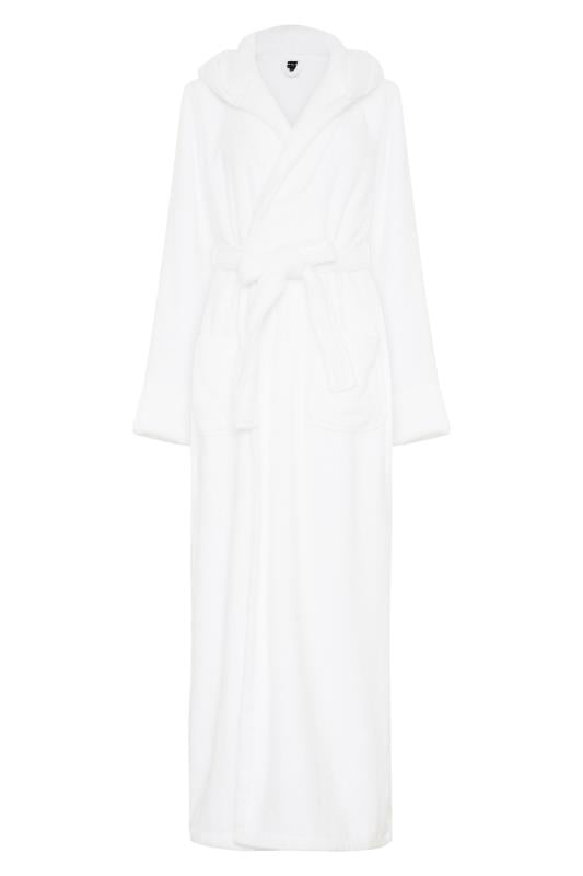 LTS PREMIUM Tall Womens White Cotton Towelling Maxi Robe | Long Tall Sally 6
