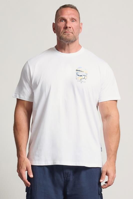 BadRhino Big & Tall White Volkswagen Graphic T-Shirt 1