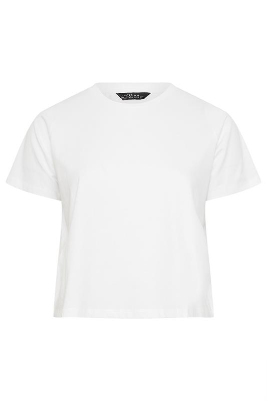 LIMITED COLLECTION Plus Size White Boxy T-Shirt | Yours Clothing 5