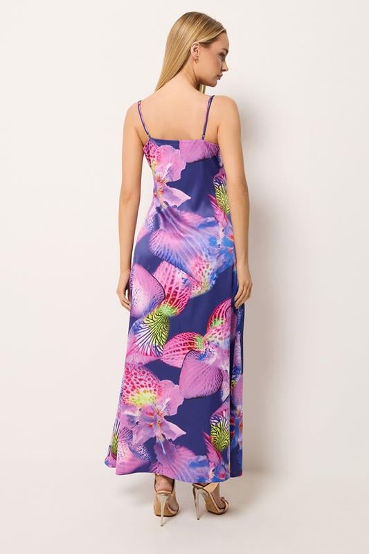 STAR Purple Floral Cowl Neckline Maxi Dress | StarByJM 2