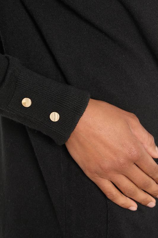 M&Co Black Button Detail Midi Cardigan | M&Co 4